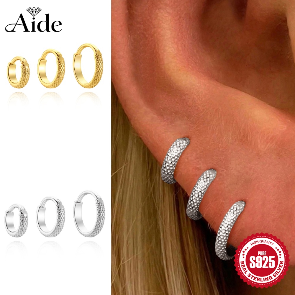 Ethnic Fashion Jewellery - Серьги-кольца AIDE из стерлингового серебра 925