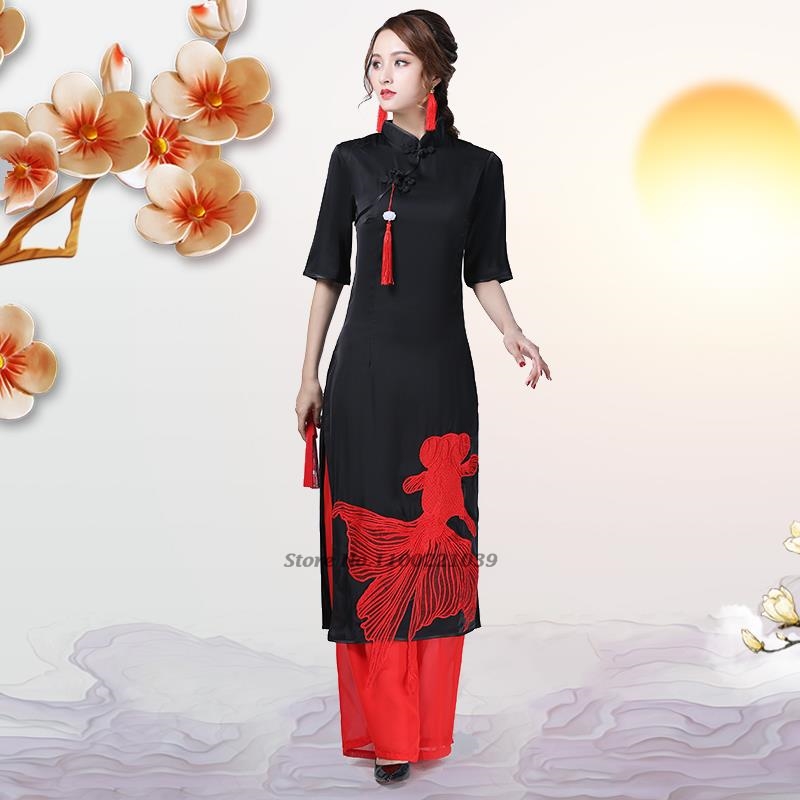 Комплект 2026: Винтажное плать – обзор и цена Ao Dai Vietnam Dress