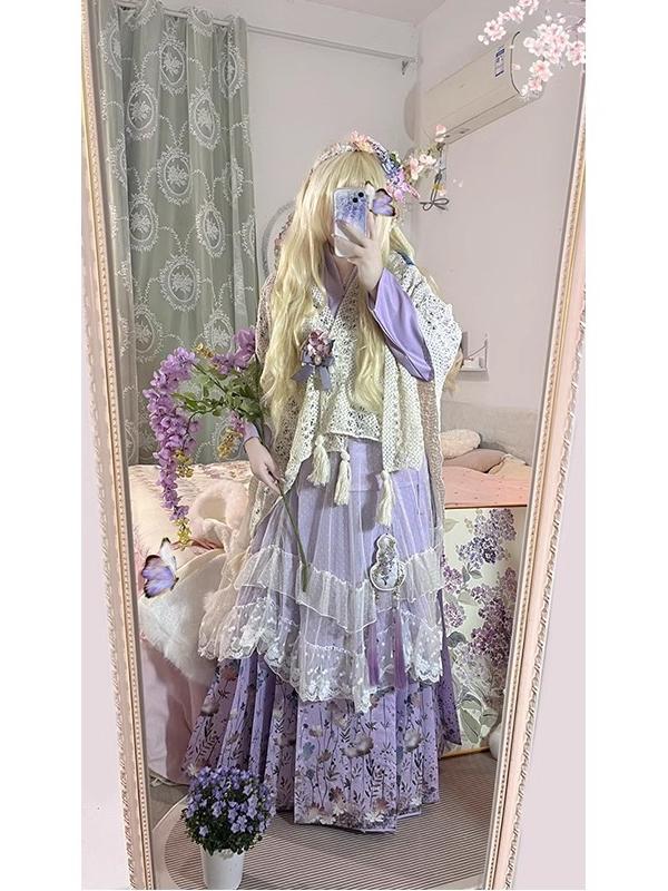Фиолетовый комплект ханбок: по – обзор и цена Hanbok Modern Set
