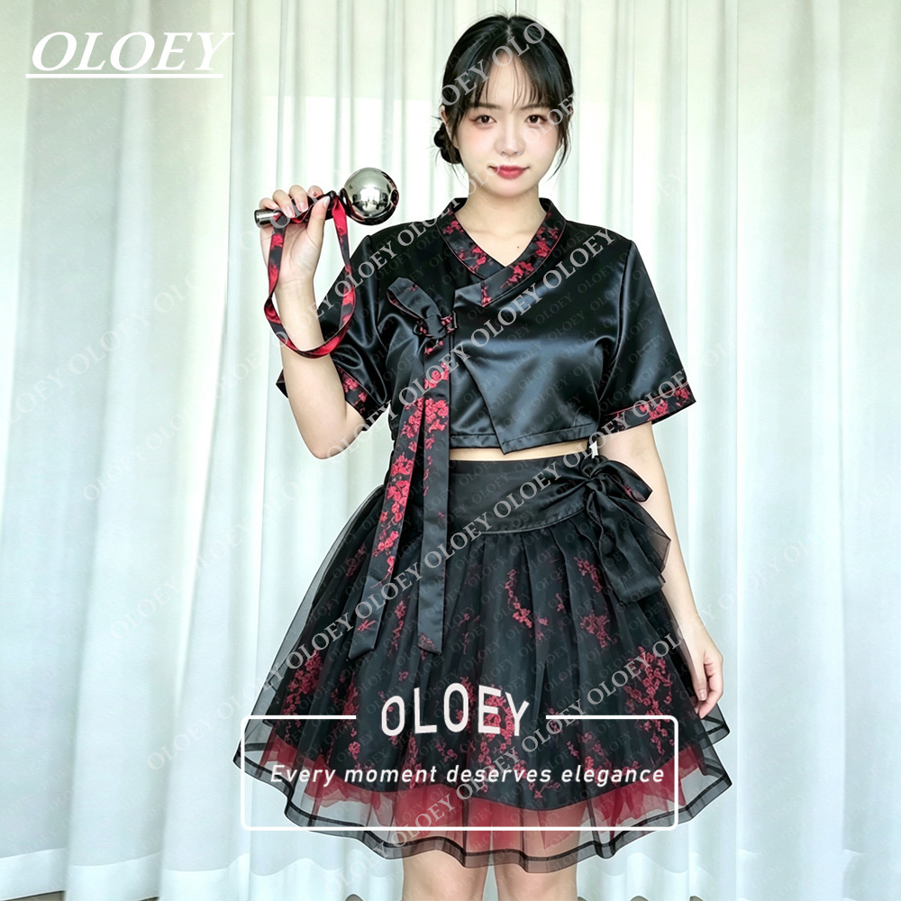 OLOEY Современный черный корот – обзор и цена Hanbok Modern Set